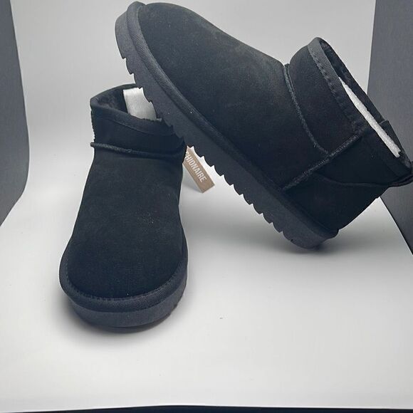 CUSHIONAIRE Women's pull on boot +Memory Foam 7.5 BLACK - Picture 7 of 7